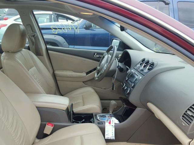 1N4AL2APXAN542090 - 2010 NISSAN ALTIMA BAS MAROON photo 5