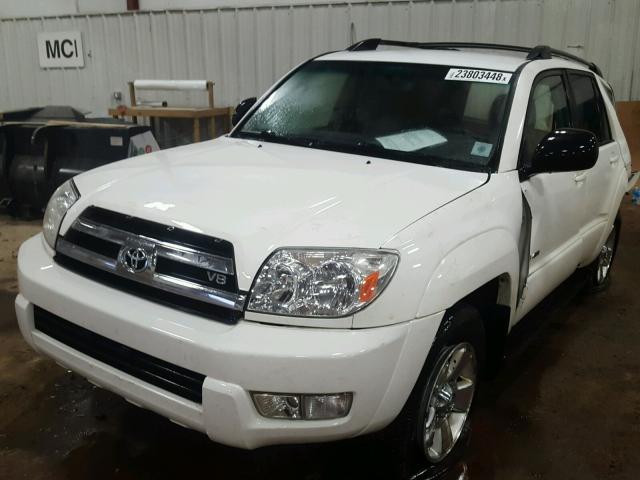 JTEBT14R658020420 - 2005 TOYOTA 4RUNNER SR WHITE photo 2