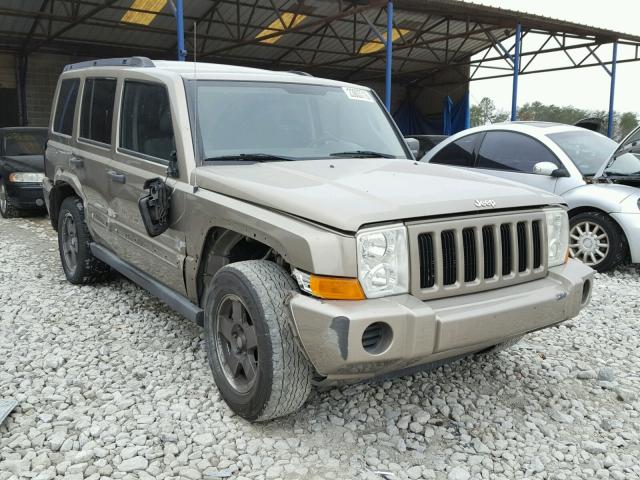 1J8HH48N76C233750 - 2006 JEEP COMMANDER ოქროსფერი ფოტო 1
