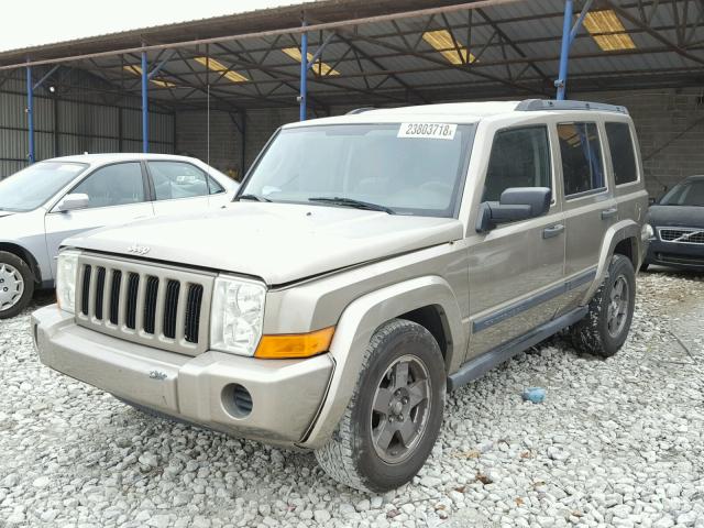 1J8HH48N76C233750 - 2006 JEEP COMMANDER ოქროსფერი ფოტო 2