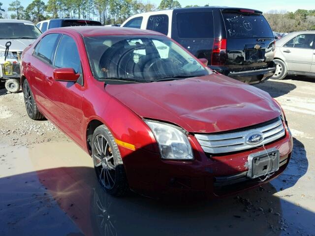 3FAHP07ZX8R185341 - 2008 FORD FUSION SE RED photo 1