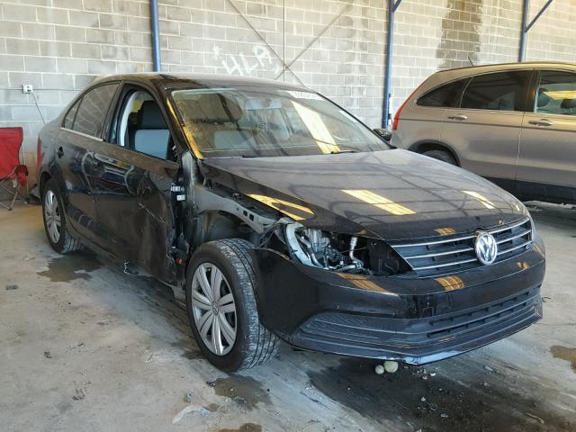 3VW2B7AJ0HM218450 - 2017 VOLKSWAGEN JETTA S BLACK photo 1