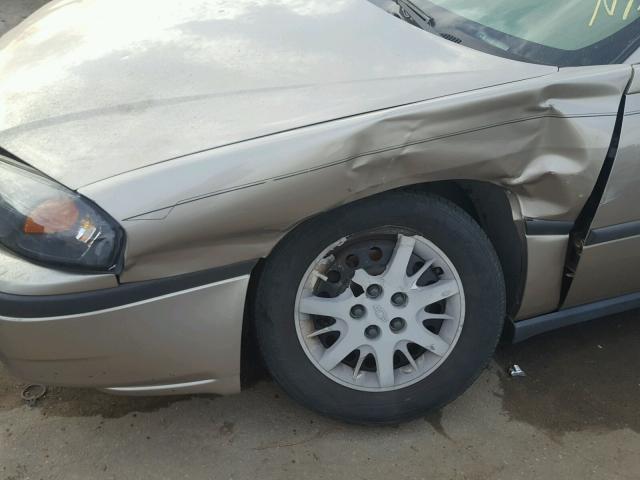 2G1WF52E339189129 - 2003 CHEVROLET IMPALA 米色 照片 9