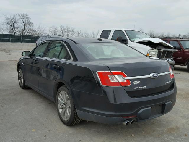 1FAHP2FW0BG124470 - 2011 FORD TAURUS LIM BLACK photo 3