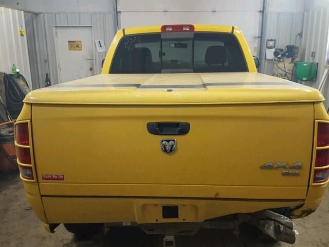 1D7HU16D95J518588 - 2005 DODGE RAM 1500 S YELLOW photo 6