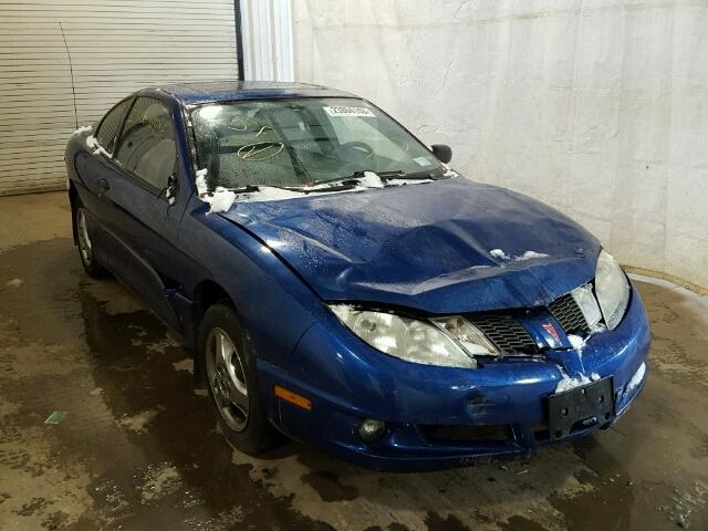 1G2JB12F337314313 - 2003 PONTIAC SUNFIRE BLUE photo 1