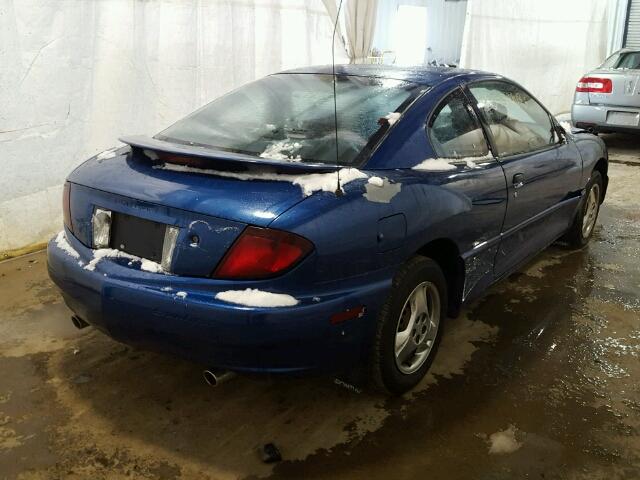 1G2JB12F337314313 - 2003 PONTIAC SUNFIRE BLUE photo 4