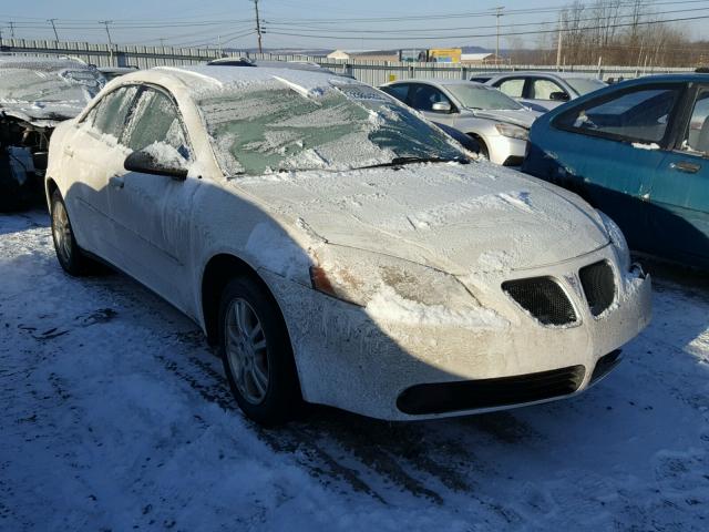 1G2ZG528554170751 - 2005 PONTIAC G6 WHITE photo 1