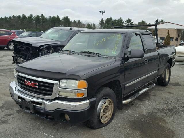 2GTEK19V441133679 - 2004 GMC NEW SIERRA BLACK photo 2