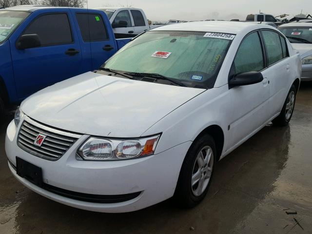 1G8AJ58F17Z210131 - 2007 SATURN ION LEVEL WHITE photo 2