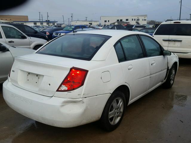 1G8AJ58F17Z210131 - 2007 SATURN ION LEVEL WHITE photo 4