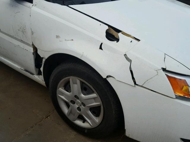 1G8AJ58F17Z210131 - 2007 SATURN ION LEVEL WHITE photo 9