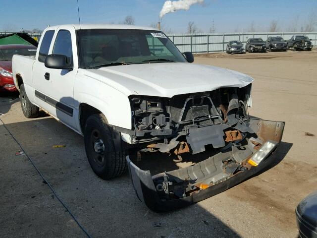 2GCEC19T341303705 - 2004 CHEVROLET SILVERADO WHITE photo 1