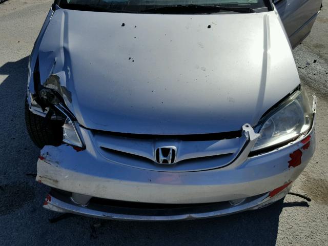 2HGES26725H504411 - 2005 HONDA CIVIC EX ვერცხლისფერი ფოტო 7