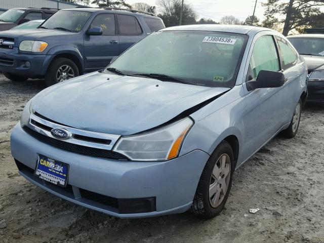 1FAHP32N58W295961 - 2008 FORD FOCUS S/SE BLUE photo 2