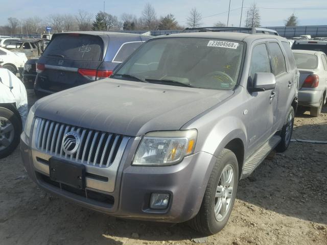 4M2CU97158KJ11593 - 2008 MERCURY MARINER PR GRAY photo 2