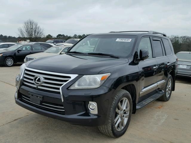 JTJHY7AX7E4162074 - 2014 LEXUS LX 570 BLACK photo 2