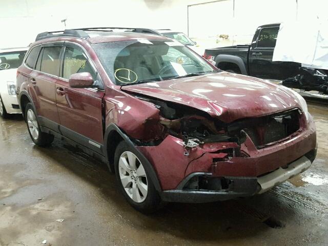 4S4BRCKC8B3428080 - 2011 SUBARU OUTBACK 2. MAROON photo 1