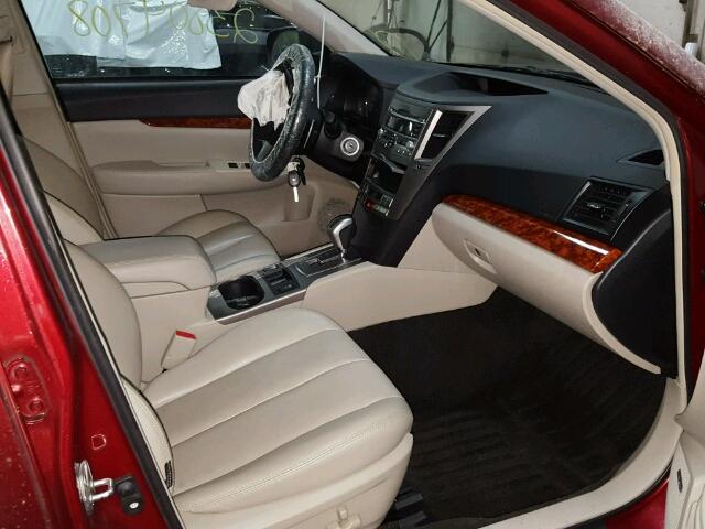 4S4BRCKC8B3428080 - 2011 SUBARU OUTBACK 2. MAROON photo 5