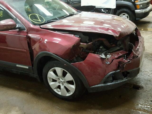 4S4BRCKC8B3428080 - 2011 SUBARU OUTBACK 2. MAROON photo 9