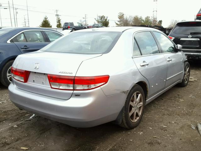 1HGCM66584A095822 - 2004 HONDA ACCORD EX SILVER photo 4