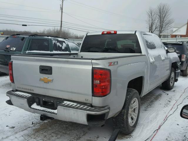 3GCUKREC3FG483510 - 2015 CHEVROLET SILVERADO SILVER photo 4