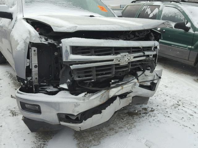 3GCUKREC3FG483510 - 2015 CHEVROLET SILVERADO SILVER photo 9