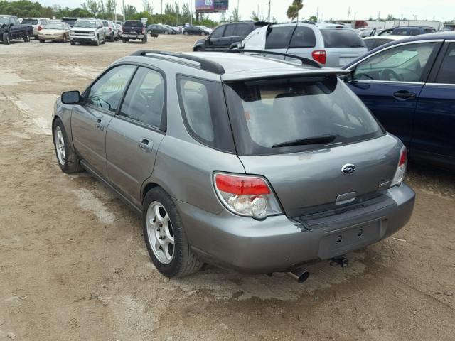 JF1GG74617G812531 - 2007 SUBARU IMPREZA WR GRAY photo 3