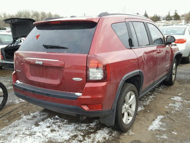 1C4NJDEB5GD692277 - 2016 JEEP COMPASS LA RED photo 4