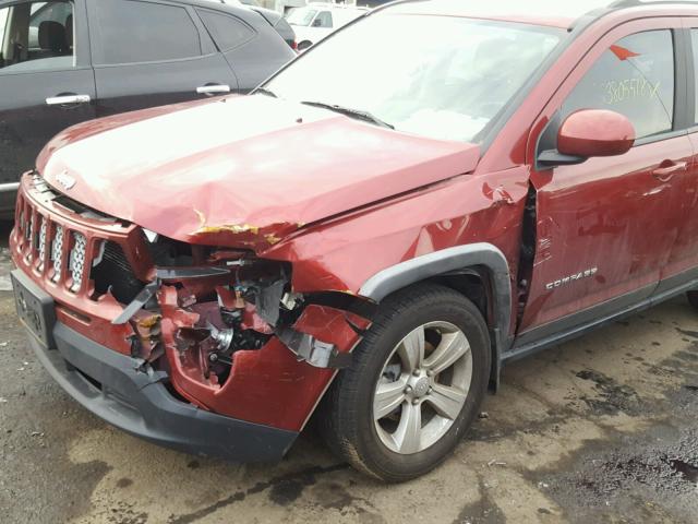 1C4NJDEB5GD692277 - 2016 JEEP COMPASS LA RED photo 9