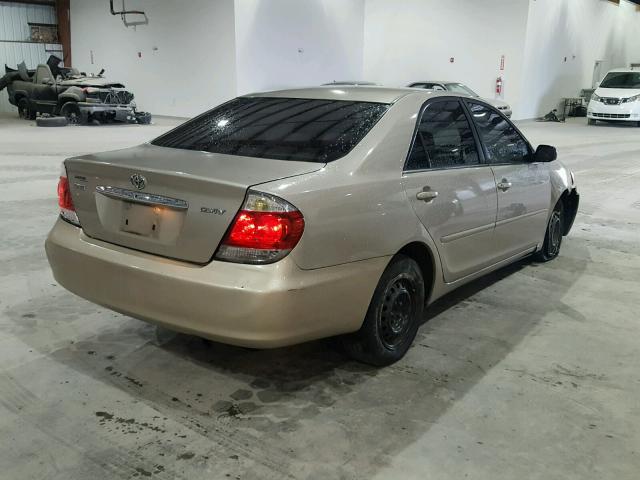 4T1BE32K25U514390 - 2005 TOYOTA CAMRY LE TAN photo 4