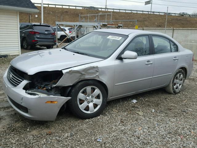 KNAGE123565049569 - 2006 KIA OPTIMA LX SILVER photo 2