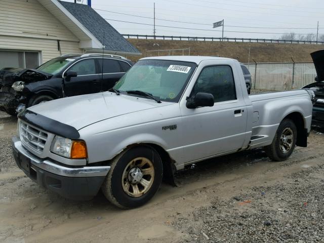 1FTYR10D81TA78947 - 2001 FORD RANGER SILVER photo 2