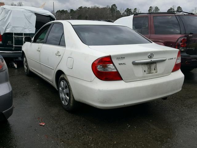 4T1BE32K93U191579 - 2003 TOYOTA CAMRY LE WHITE photo 3