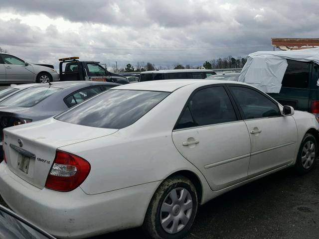 4T1BE32K93U191579 - 2003 TOYOTA CAMRY LE WHITE photo 4