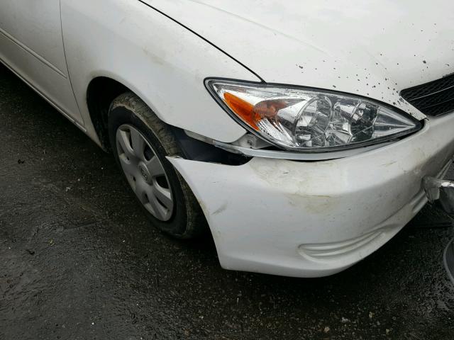 4T1BE32K93U191579 - 2003 TOYOTA CAMRY LE WHITE photo 9