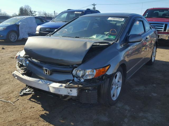 2HGFG128X8H553844 - 2008 HONDA CIVIC EX GRAY photo 2