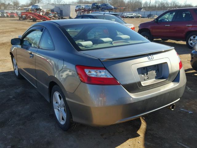 2HGFG128X8H553844 - 2008 HONDA CIVIC EX ნაცრისფერი ფოტო 3