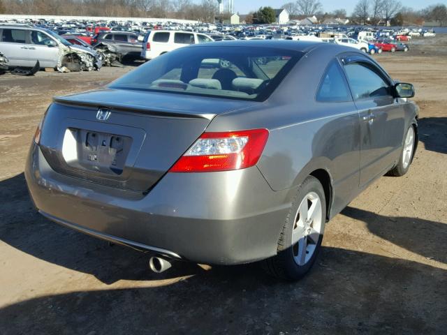 2HGFG128X8H553844 - 2008 HONDA CIVIC EX GRAY photo 4