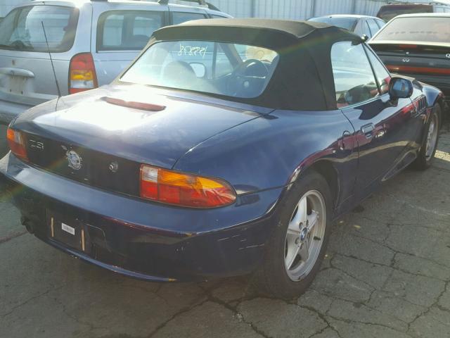 4USCH7324TLB66923 - 1996 BMW Z3 1.9 BLUE photo 4