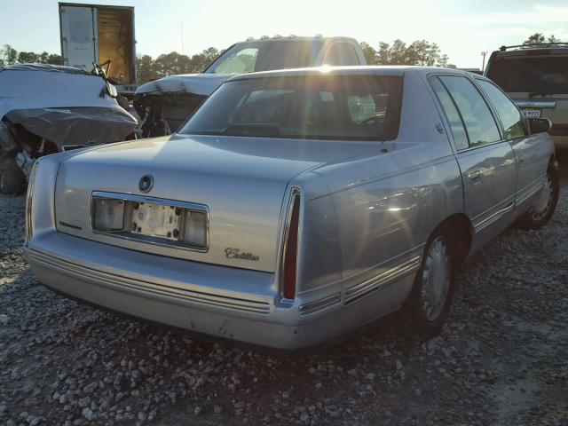 1G6KD54Y1XU804310 - 1999 CADILLAC DEVILLE SILVER photo 4