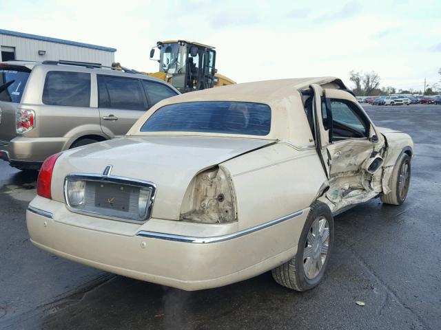 1LNHM83W83Y642991 - 2003 LINCOLN TOWN CAR C BEIGE photo 4