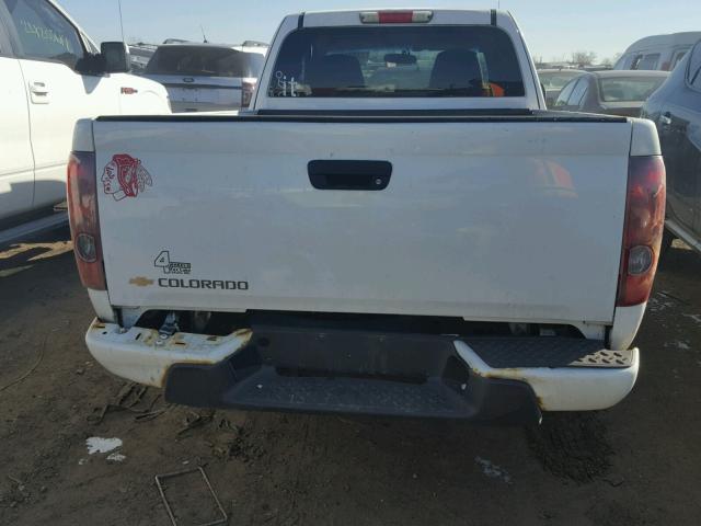 1GCCS198958207260 - 2005 CHEVROLET COLORADO WHITE photo 9