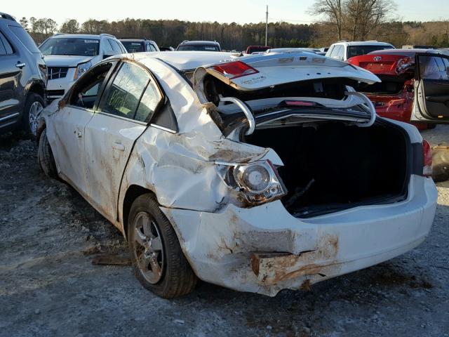 1G1PC5SB3E7422837 - 2014 CHEVROLET CRUZE LT WHITE photo 3