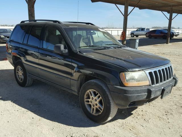 1J4GX48S93C507225 - 2003 JEEP GRAND CHER BLACK photo 1