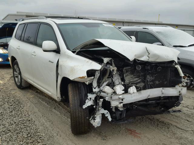 JTEES43A992135681 - 2009 TOYOTA HIGHLANDER WHITE photo 1