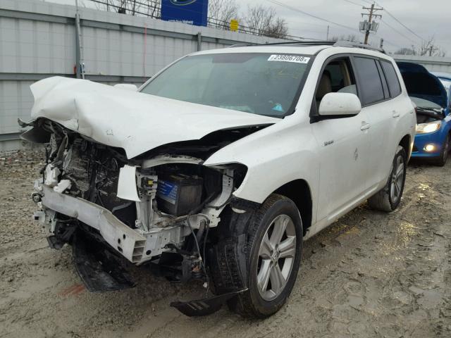 JTEES43A992135681 - 2009 TOYOTA HIGHLANDER WHITE photo 2