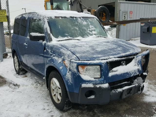 5J6YH28746L000383 - 2006 HONDA ELEMENT EX BLUE photo 1