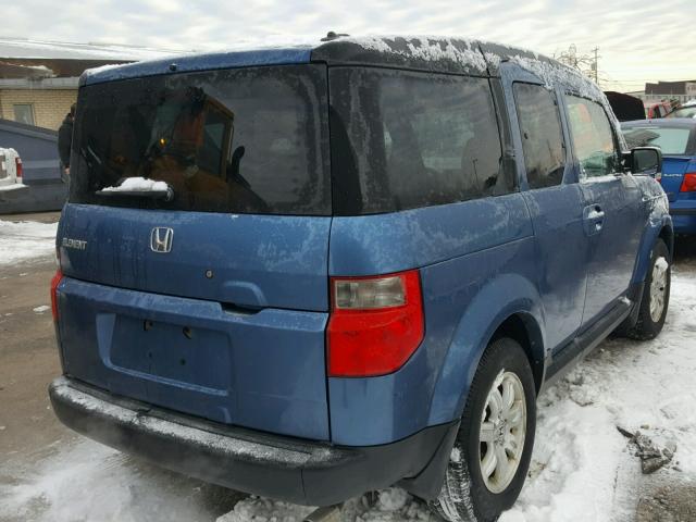 5J6YH28746L000383 - 2006 HONDA ELEMENT EX BLUE photo 4