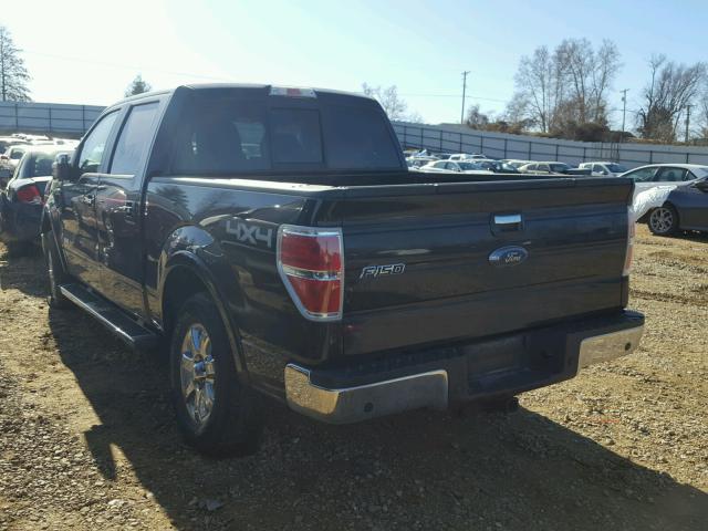 1FTFW1ET2DKG03382 - 2013 FORD F150 SUPER BLACK photo 3